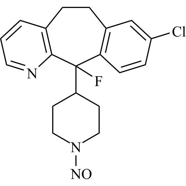 Show details for N-Nitroso Desloratadine EP Impurity A (N-Nitroso 11-Fluoro Picture of N-Nitroso Desloratadine EP Impurity A (N-Nitroso 11-Fluoro