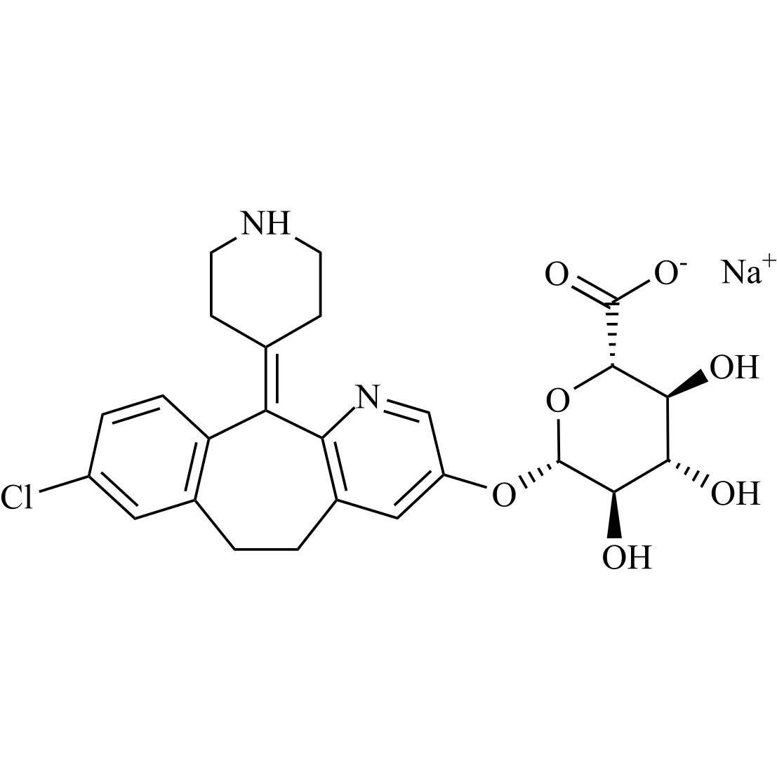 Show details for 3-Hydroxy Desloratadine Glucuronide Sodium Salt Picture of 3-Hydroxy Desloratadine Glucuronide Sodium Salt
