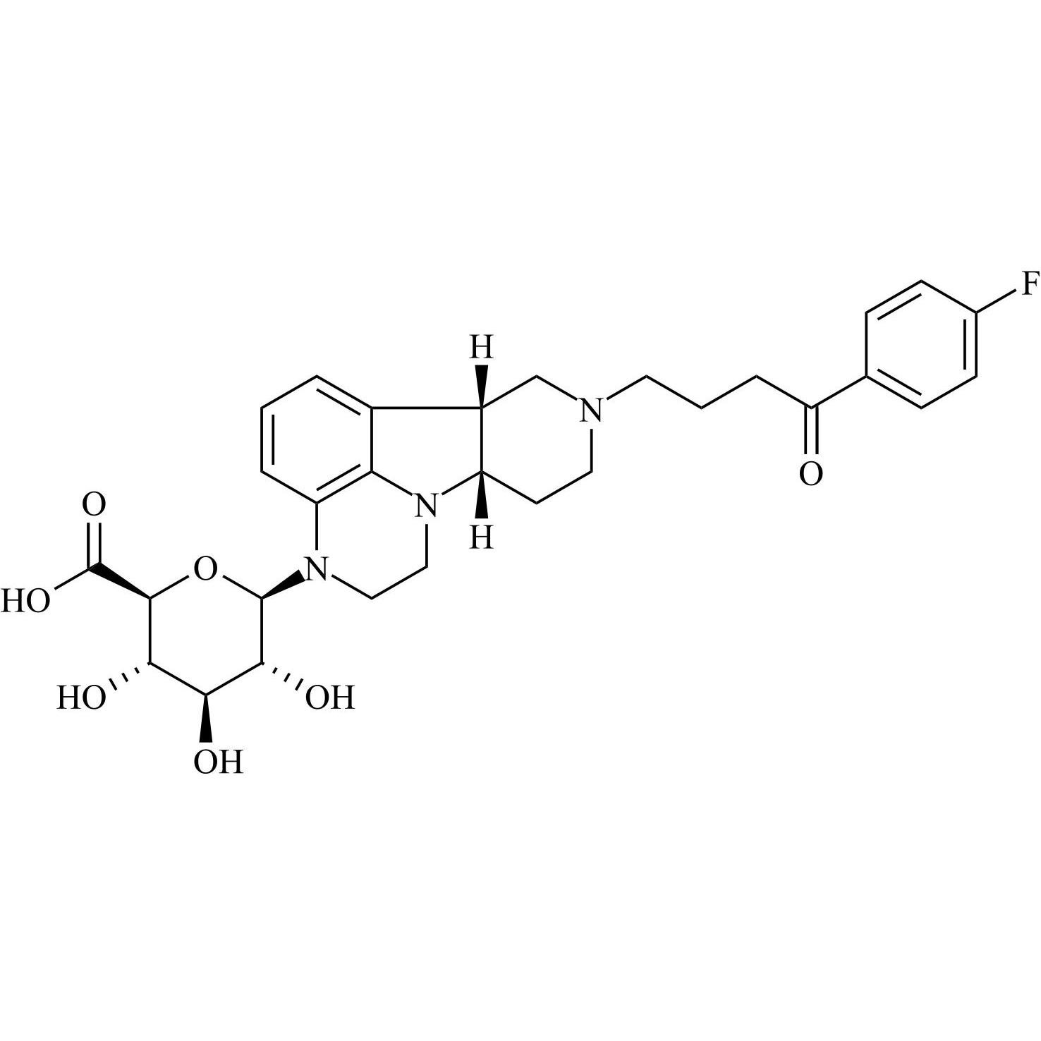 Picture of N-Desmethyl Lumateperone N-Glucuronide