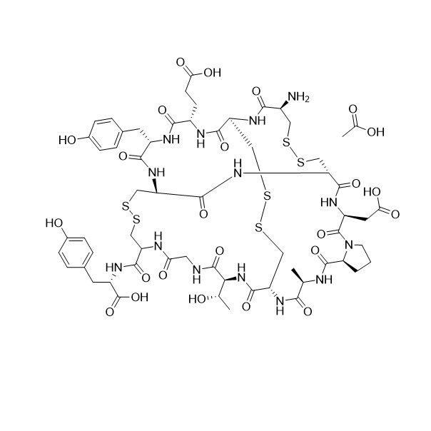 Show details for Linaclotide Asp(7) Impurity Acetate Salt Picture of Linaclotide Asp(7) Impurity Acetate Salt