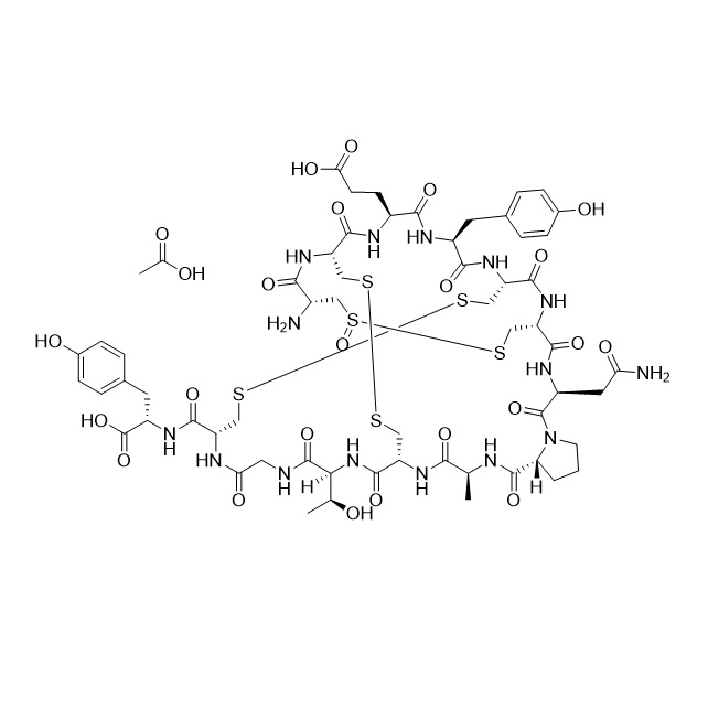 Show details for Linaclotide Oxidation Impurity Acetate Salt Picture of Linaclotide Oxidation Impurity Acetate Salt