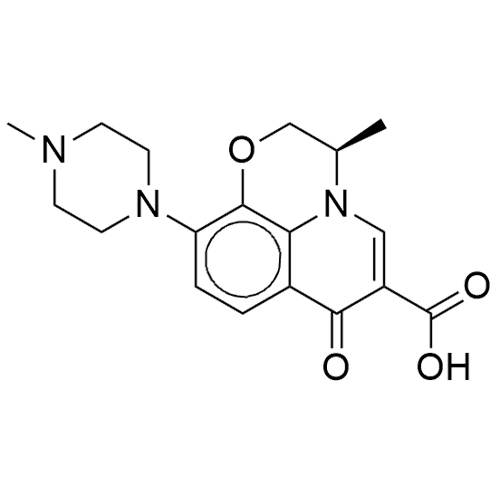 Picture of Levofloxacin EP Impurity D (Levofloxacin USP Related Compound F, Defluoro Levofloxacin)