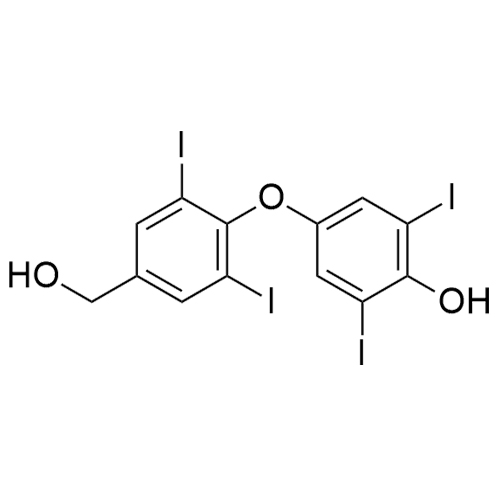 Show details for 4-(4-Hydroxy-3,5-diiodophenoxy)-3,5-diiodo-benzenemethanol Picture of 4-(4-Hydroxy-3,5-diiodophenoxy)-3,5-diiodo-benzenemethanol