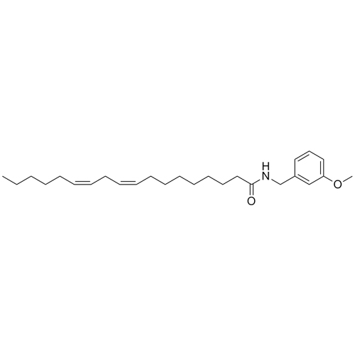Show details for (9Z,12Z)-N-(3-methoxybenzyl)octadeca-9,12-dienamide Picture of (9Z,12Z)-N-(3-methoxybenzyl)octadeca-9,12-dienamide
