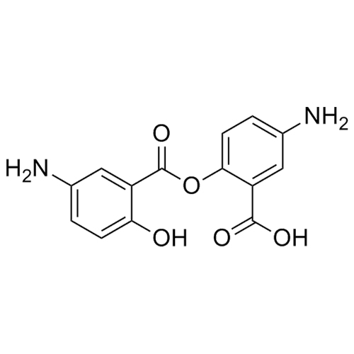 Show details for 5-Amino-2-((5-amino-2-hydroxybenzoyl)oxy)benzoic Acid Picture of 5-Amino-2-((5-amino-2-hydroxybenzoyl)oxy)benzoic Acid