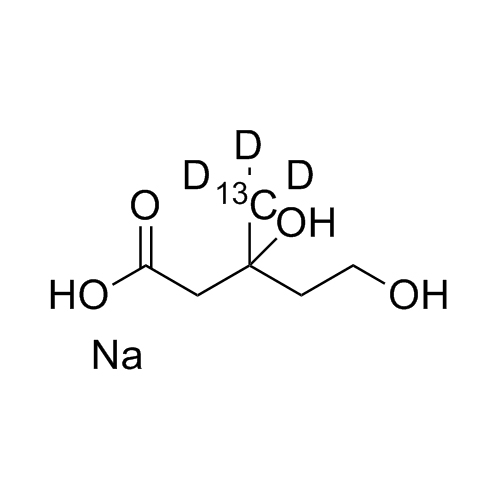 Picture of Mevalonic Acid-13C-d3 Sodium Salt