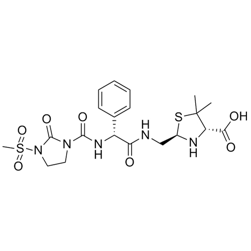 Show details for Mezlocillin Impurity 2 (Mixture of Diastereomers) Picture of Mezlocillin Impurity 2 (Mixture of Diastereomers)