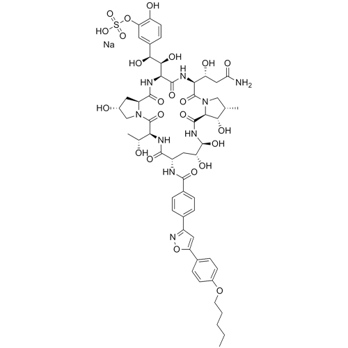 Show details for Micafungin Impurity C Picture of Micafungin Impurity C