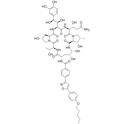 Picture of O-Desulfo Micafungin (Pneumocandin A0) ≥90% Purity