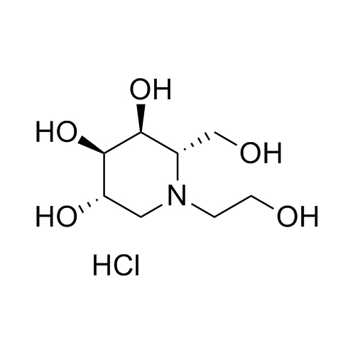 Picture of N-(2-Hydroxyethyl)-1-deoxy-L-altronojirimycin (Miglitol Impurity)