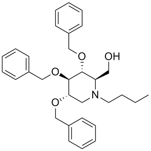Show details for tri-Benzyl Miglustat Isomer 1 Picture of tri-Benzyl Miglustat Isomer 1