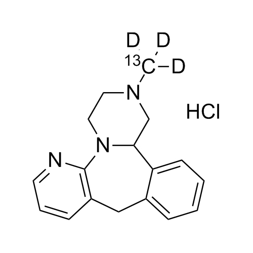 Show details for Mirtazapine-13C-d3 HCl Picture of Mirtazapine-13C-d3 HCl