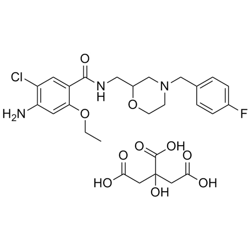 Show details for Mosapride Citrate Picture of Mosapride Citrate