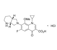 Picture of Moxifloxacin-R-isomer hydrochloride  (ent-Moxifloxacin hydrochloride)