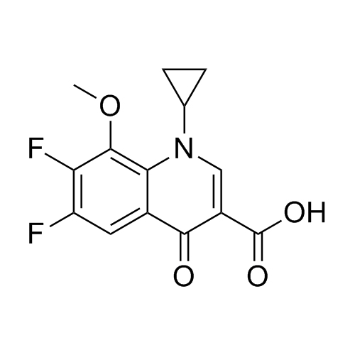 Picture of Moxifloxacin Difluoro Methoxy Acid Impurity