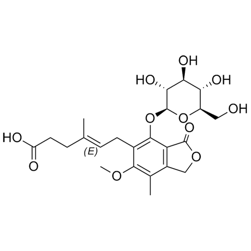 Show details for Mycophenolic Acid Phenolic beta-D-Glucoside Picture of Mycophenolic Acid Phenolic beta-D-Glucoside