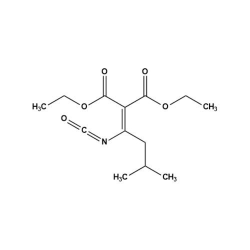 Picture of 2-(1-Isocyanato-3-methyl-butylidene)-malonic acid diethyl ester