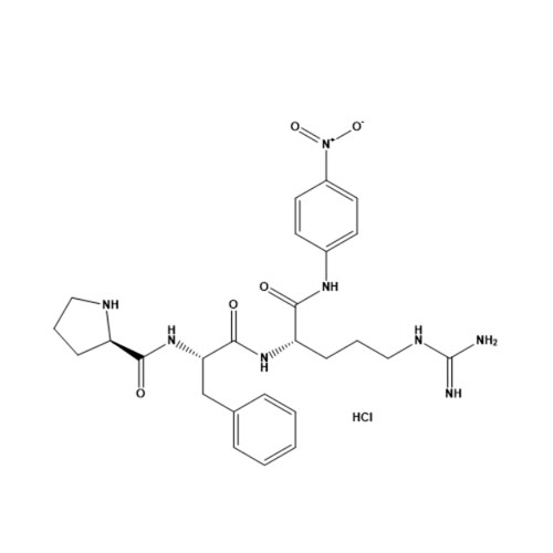 Picture of D-Pro-Phe-Arg p-nitroanilide Dihydrochloride