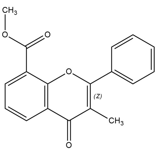 Show details for O-Desethylpiperidine Flavoxate Methyl Ester Picture of O-Desethylpiperidine Flavoxate Methyl Ester