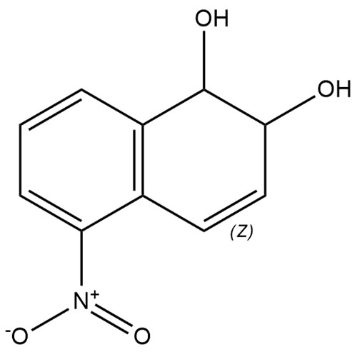 Show details for 1-Nitro-5,6-dihydroxy-dihydronaphthalene Picture of 1-Nitro-5,6-dihydroxy-dihydronaphthalene