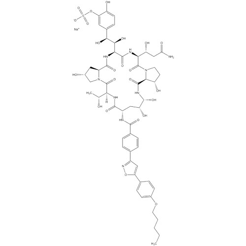 Show details for Micafungin Impurity 15 Na salt Picture of Micafungin Impurity 15 Na salt