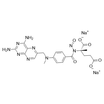 Picture of Methotrexate Nitroso Impurity 1 (disodium salt)