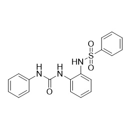 Picture of N-(2-((Phenylcarbamoyl)amino)phenyl) benzenesulfonamide