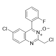 Picture of 6-Chloro-2-(chloromethyl)-4-(2-fluorophenyl)quinazoline 3-oxide