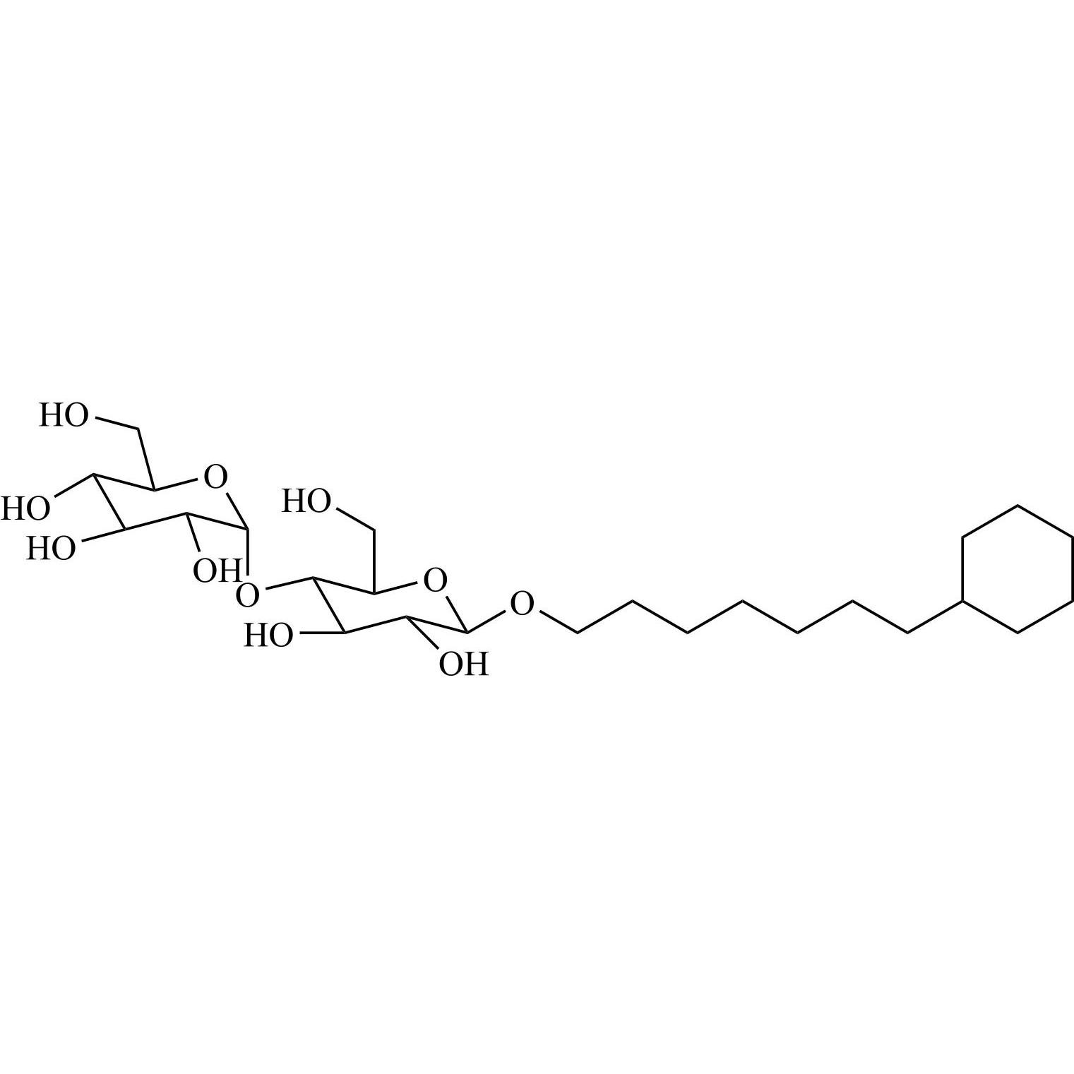 Picture of 7-Cyclohexylheptyl beta-D-Maltoside