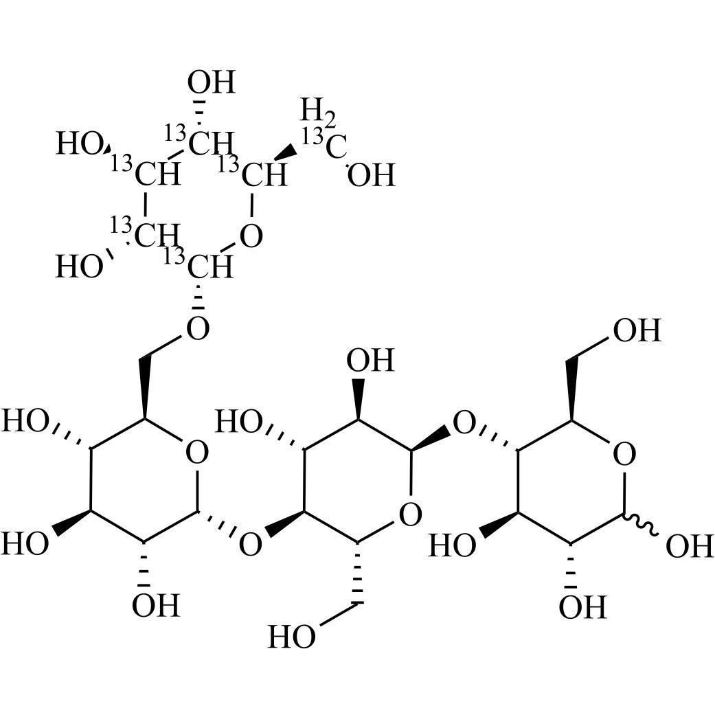 Picture of 6-alfa-D-Glucopyranosyl Maltotriose-13C6