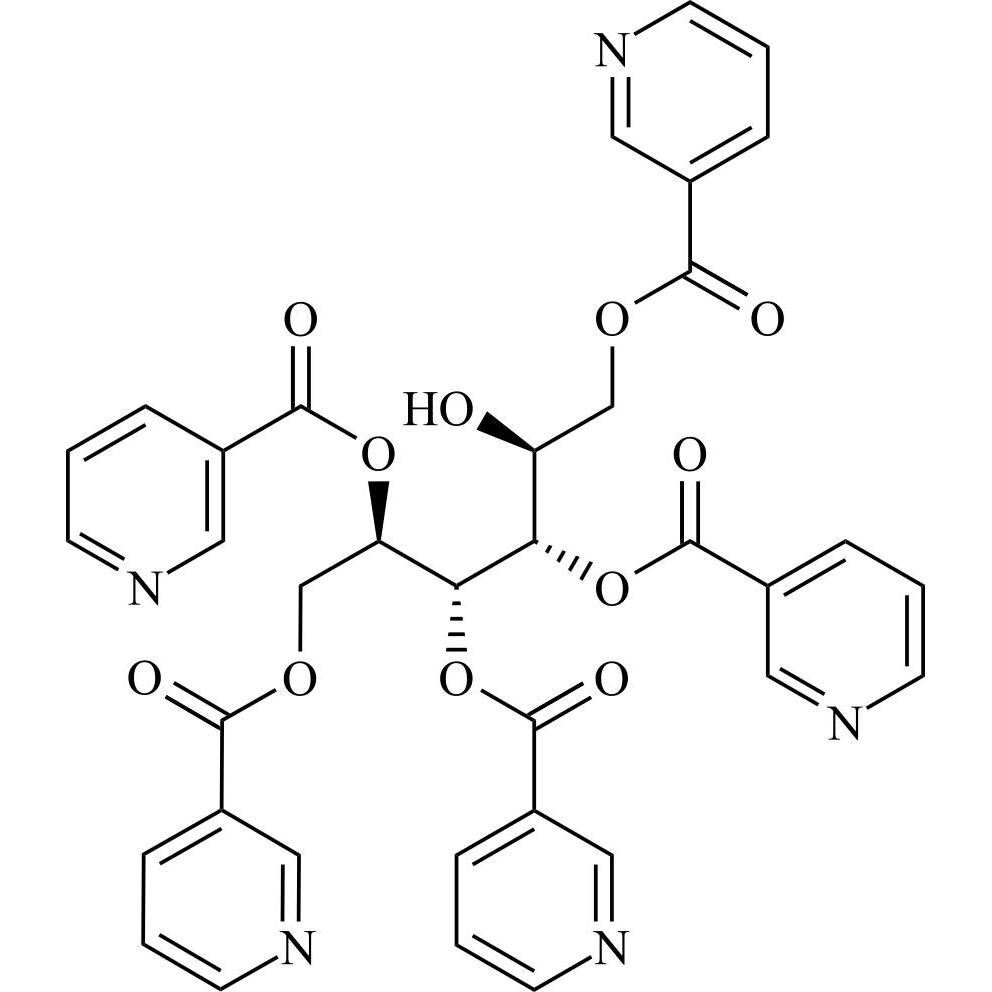 Show details for Mannitol-1,2,3,4,6-penta-3-pyridinecarboxylate Picture of Mannitol-1,2,3,4,6-penta-3-pyridinecarboxylate