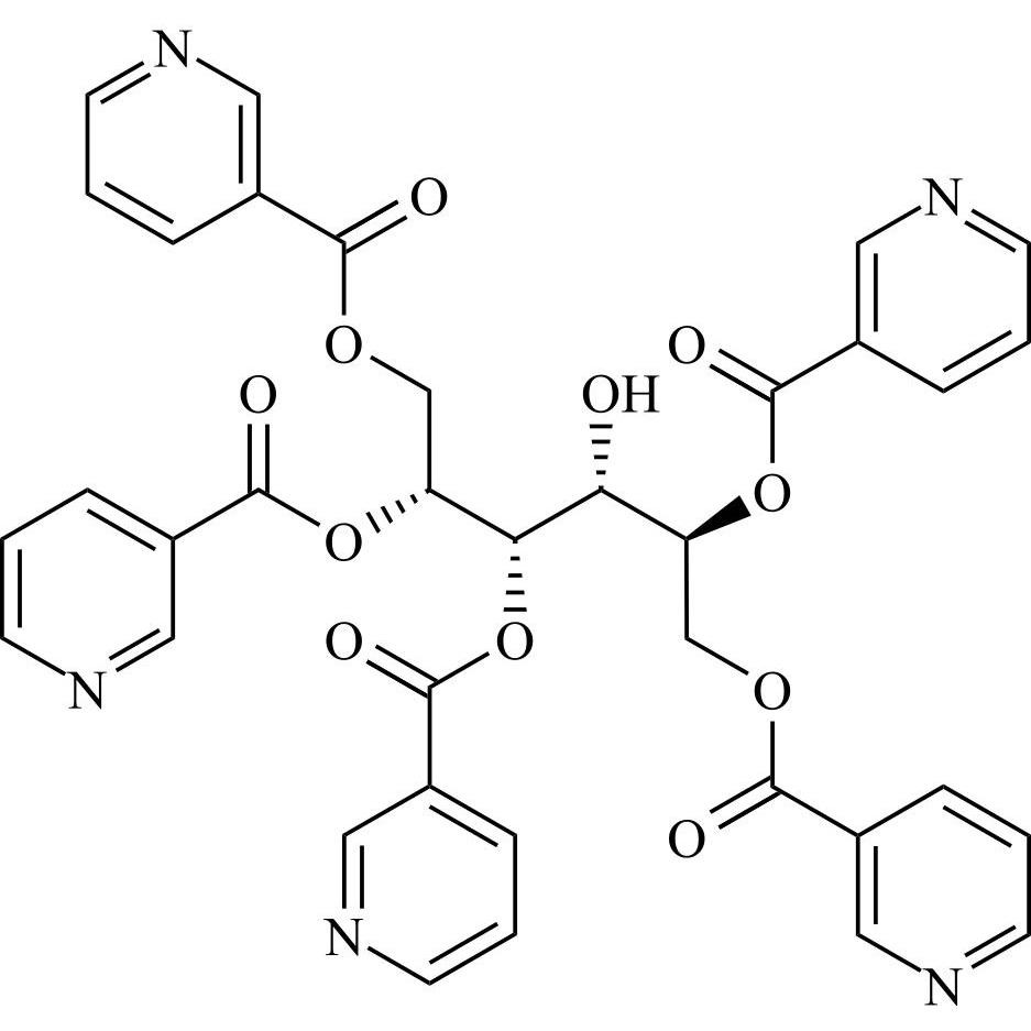 Show details for Mannitol-1,2,3,5,6-penta-3-pyridinecarboxylate Picture of Mannitol-1,2,3,5,6-penta-3-pyridinecarboxylate