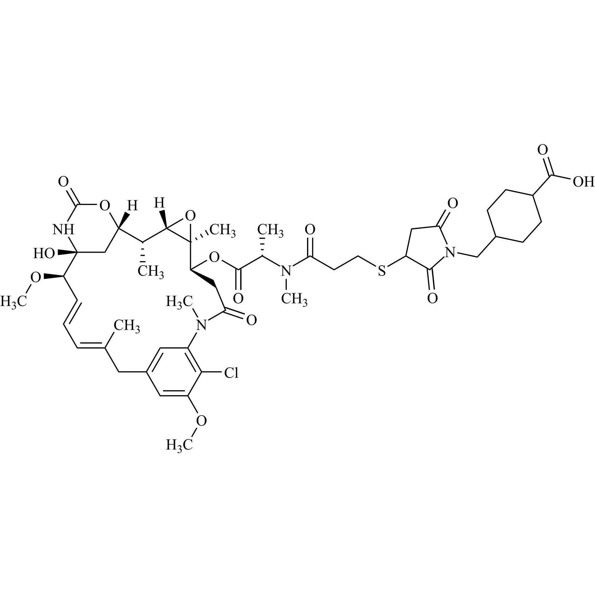 Picture of Maytansine Impurity 2 (MCC-DM1) (Mixture of Diastereomers)