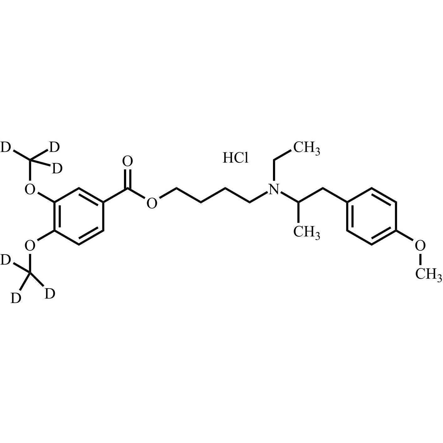 Picture of Mebeverine-d6 HCl