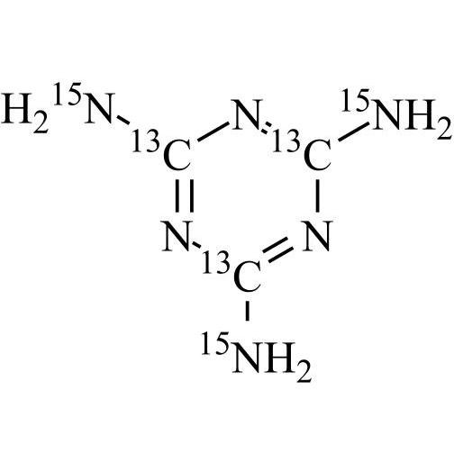 Show details for Melamine-13C3-15N3 Picture of Melamine-13C3-15N3