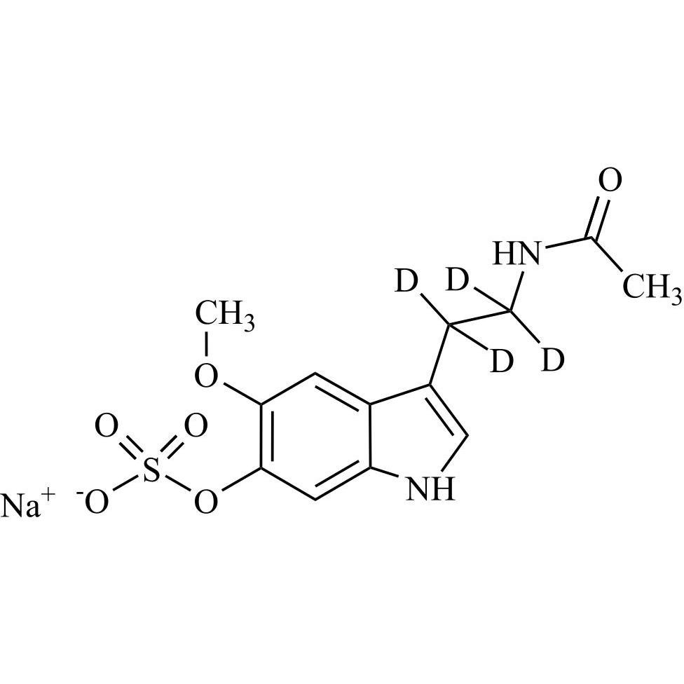 Show details for 6-Sulfatoxy Melatonin-d4 Sodium Salt Picture of 6-Sulfatoxy Melatonin-d4 Sodium Salt