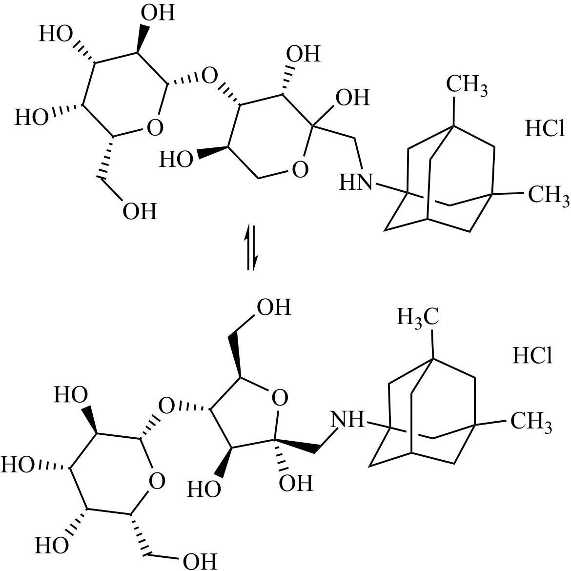 Picture of Memantine Lactose Adduct 2 HCl