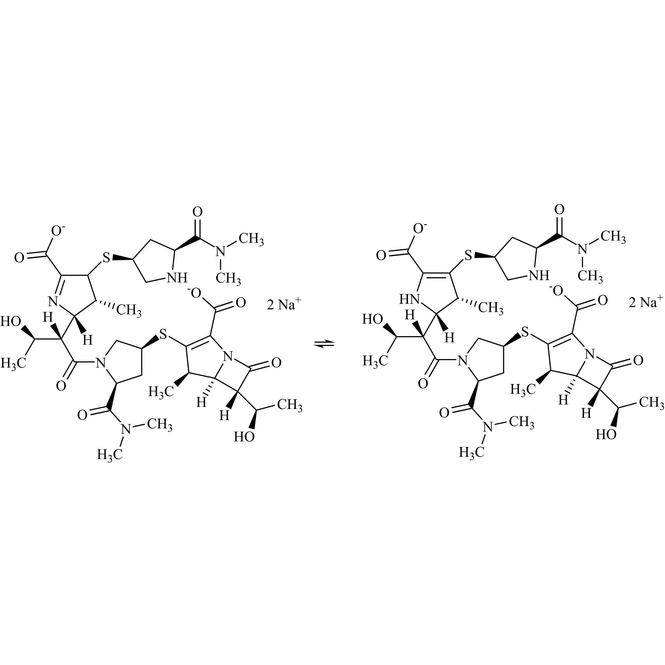 Picture of Meropenem EP Impurity B Disodium Salt