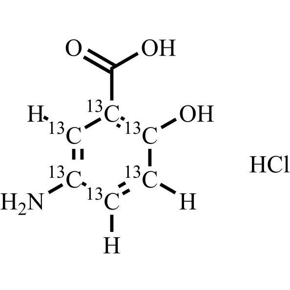 Picture of Mesalamine-13C6 HCl