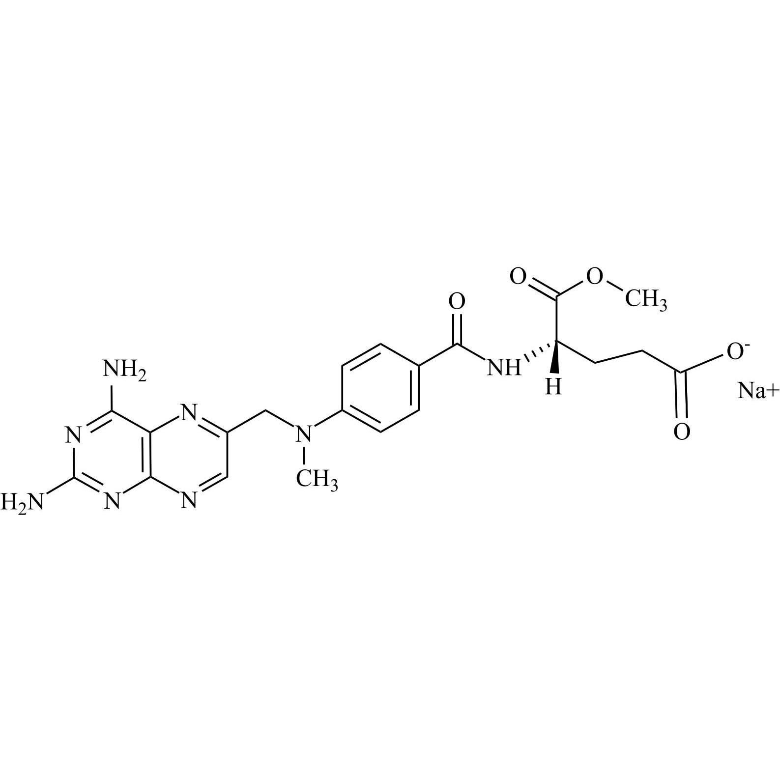 Picture of Methotrexate EP Impurity I Sodium Salt (Methotrexate-1-Monomethyl Ester Sodium Salt)