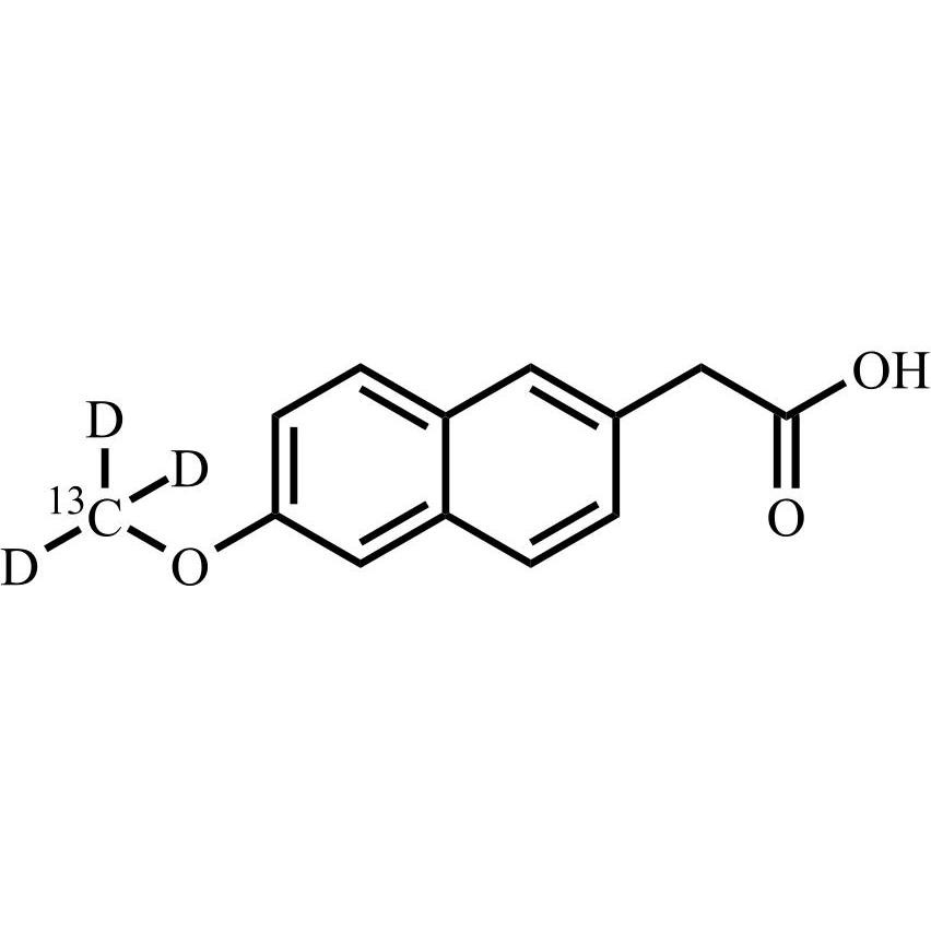 Picture of 6-Methoxy-2-naphthylacetic acid (6-MNA)-13C-d3