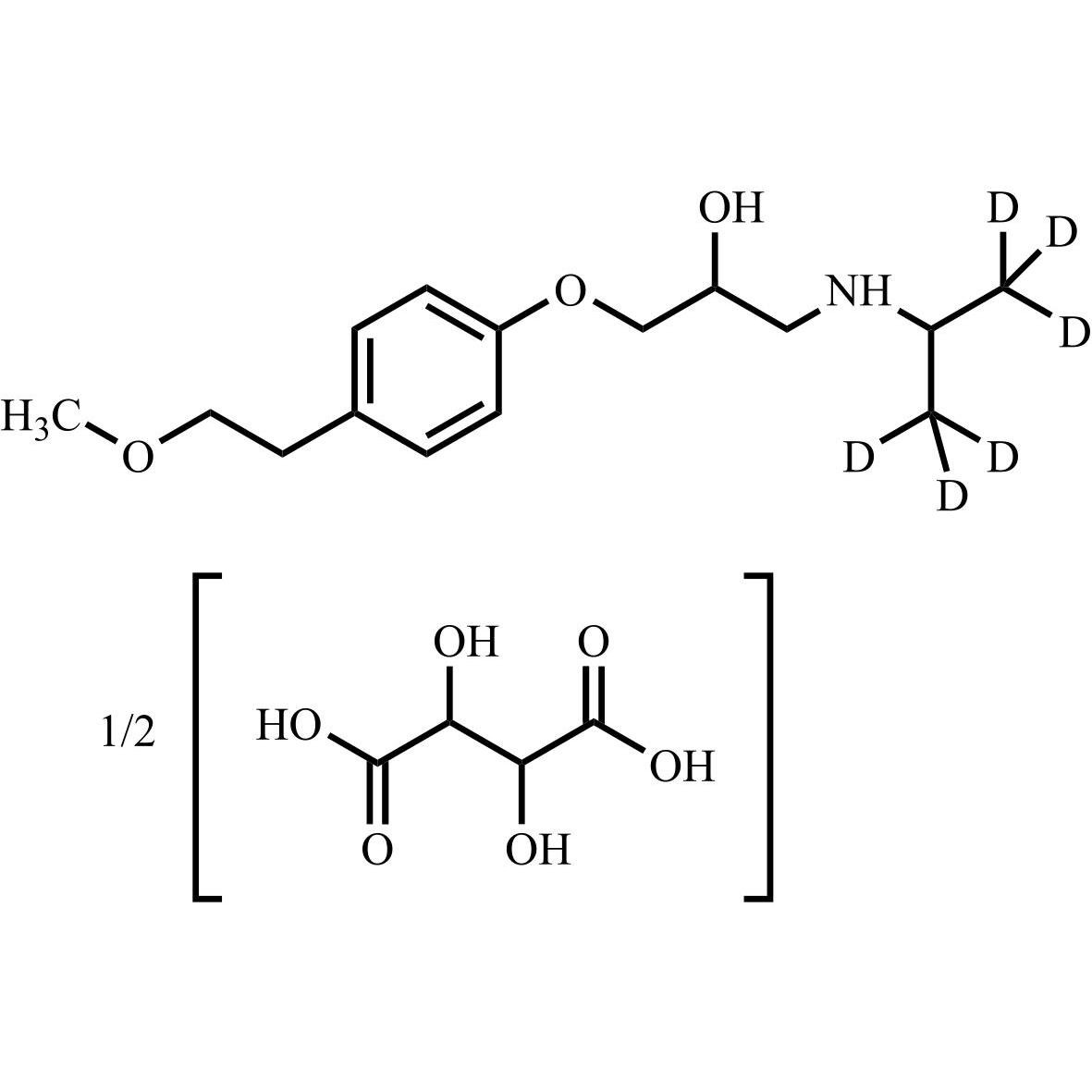 Picture of Metoprolol-d6 Tartrate