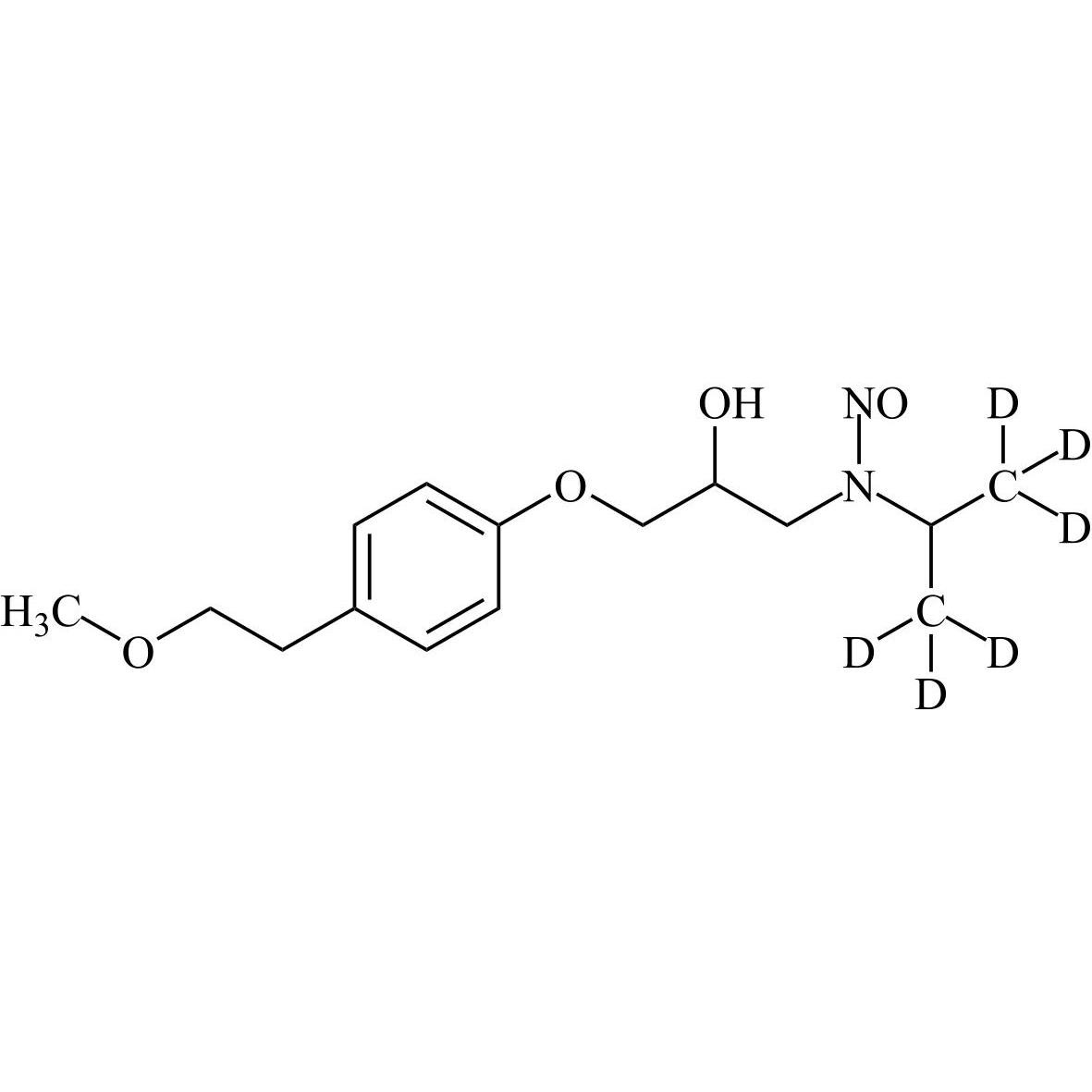 Picture of N-Nitroso Metoprolol-d6