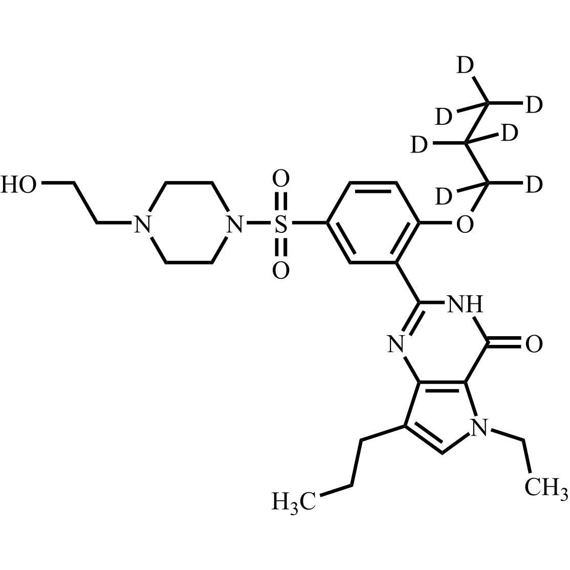 Picture of Mirodenafil-d7
