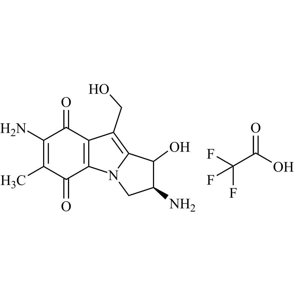 Picture of Mitomycin Impurity 11 Trifluoroacetate (Mixture of Diastereomers)