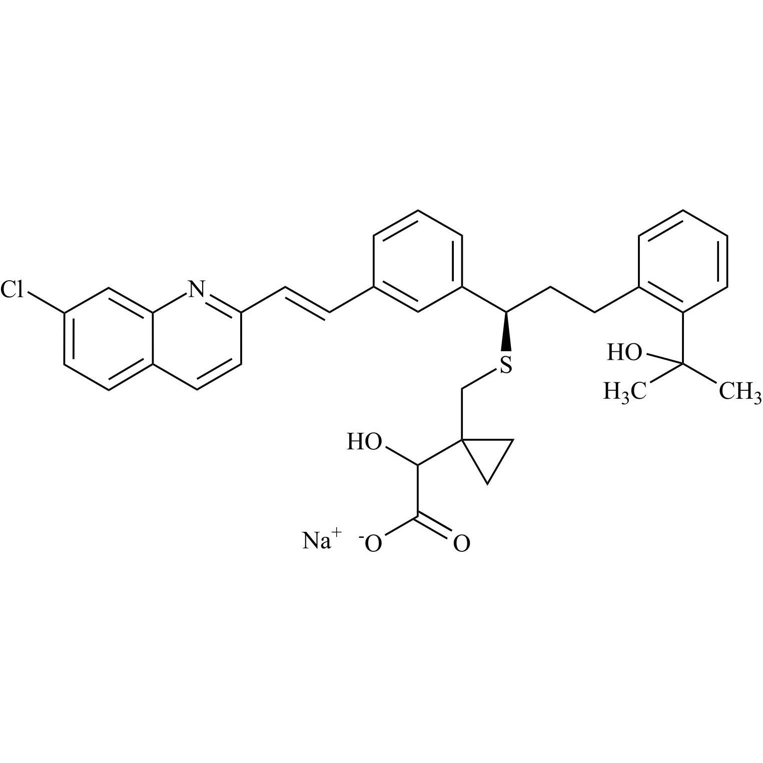 Show details for Montelukast EP Impurity I Sodium Salt (Mixture of Diastereomers) Picture of Montelukast EP Impurity I Sodium Salt (Mixture of Diastereomers)