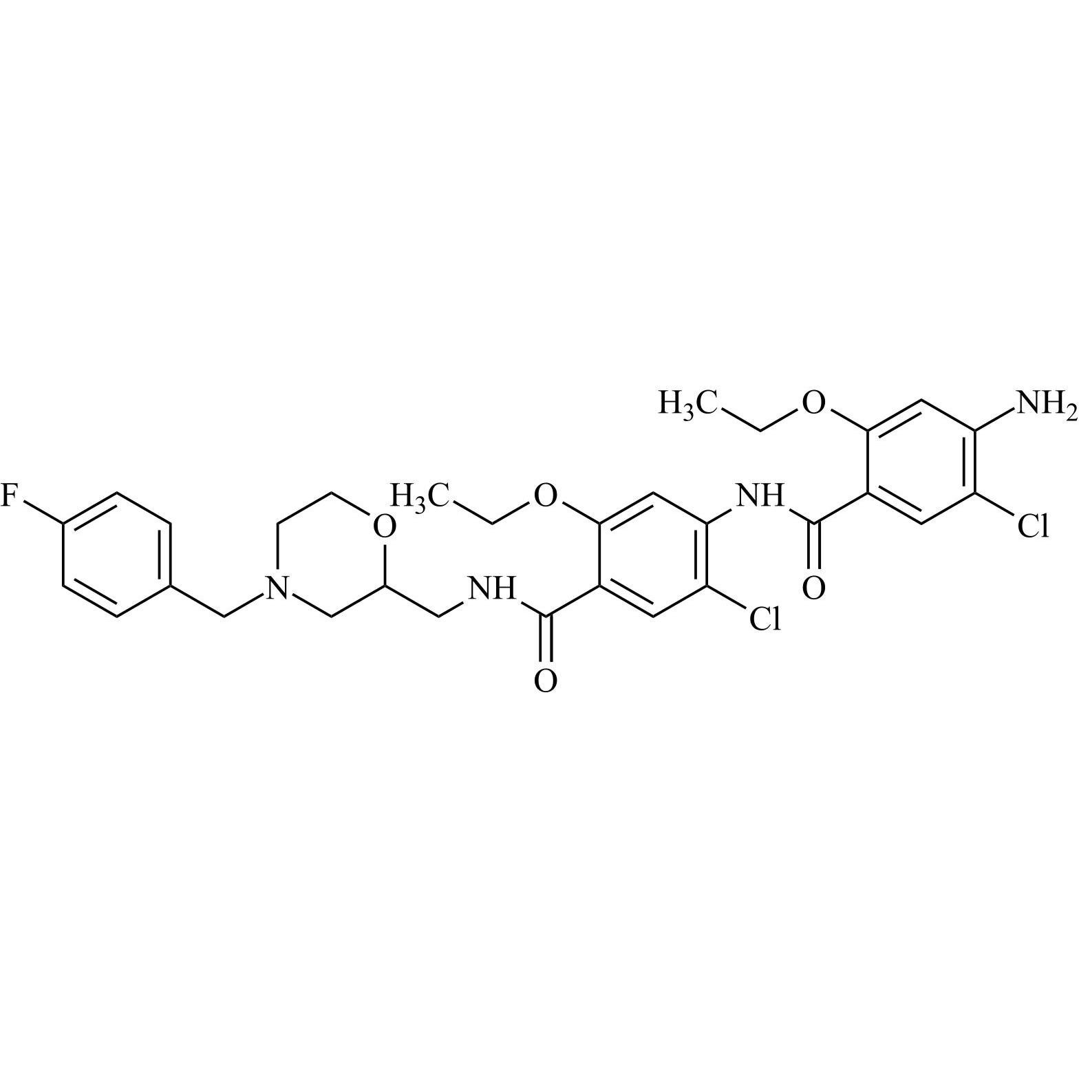 Show details for Mosapride Impurity 13 Picture of Mosapride Impurity 13
