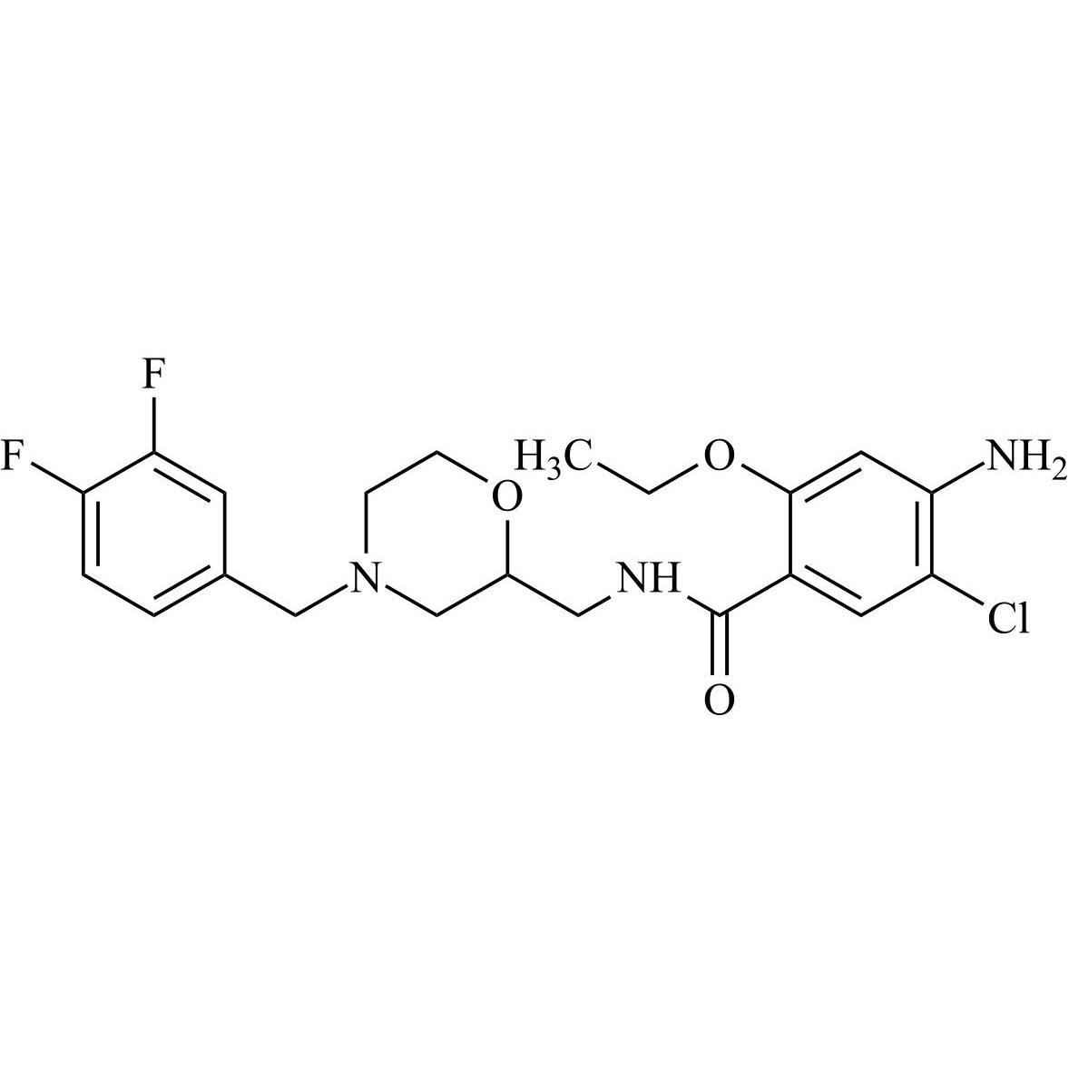 Show details for Mosapride Impurity 21 Picture of Mosapride Impurity 21