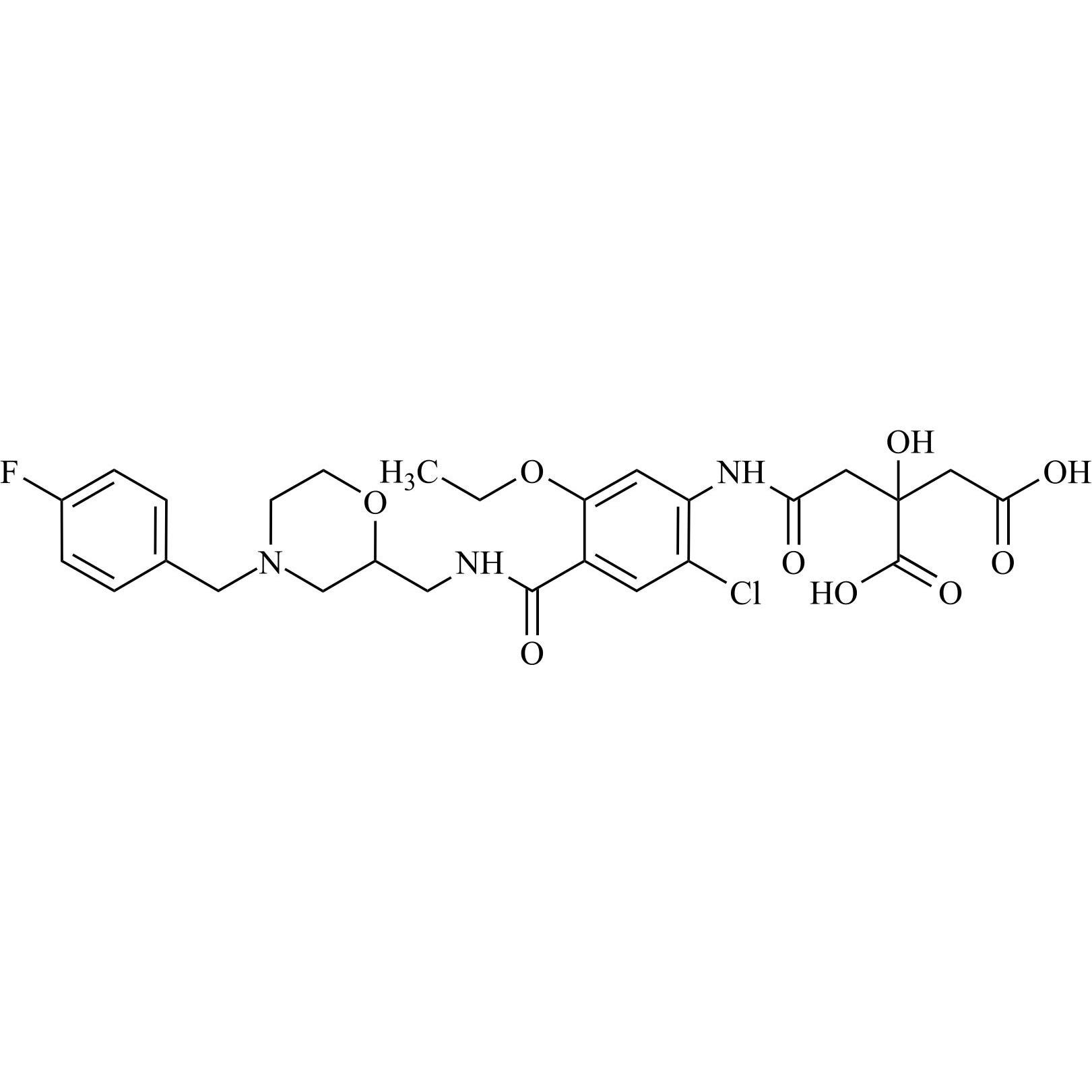 Show details for Mosapride Impurity 15 (Mixture of Diastereomers) Picture of Mosapride Impurity 15 (Mixture of Diastereomers)