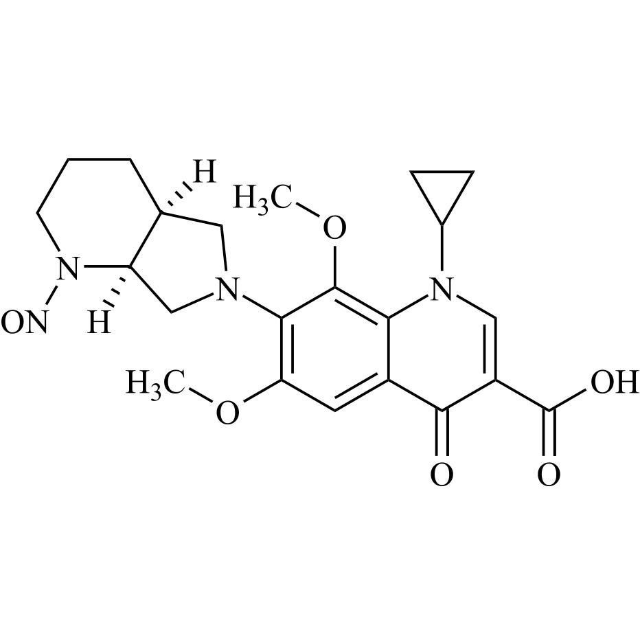 Picture of N-Nitroso Moxifloxacin EP Impurity B
